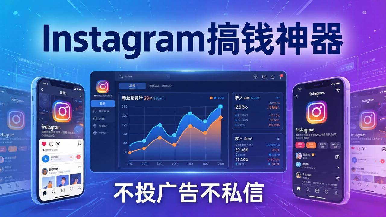 （17731期）Instagram搞钱神器：月涨6万粉 月入5万刀，不投广告不私信，靠算法 低价产品