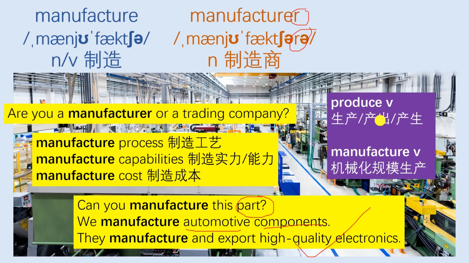 Mr曹·实用外贸制造业英语课程