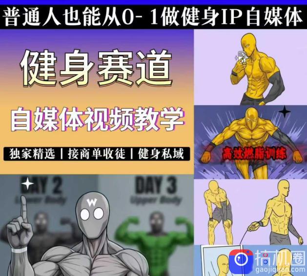 抖音健身热门短视频教学：居家健身减脂塑形力量训练，精选独家，接商单或者健身私域