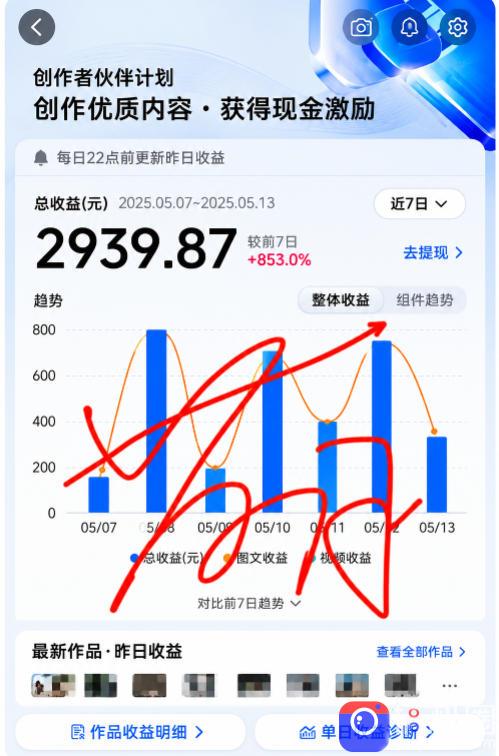 抖音24W粉丝博主的每日热点信息差教学,吃透创作者伙伴计划流量规则,抓时效热点放大账号播放、涨粉与变现收益