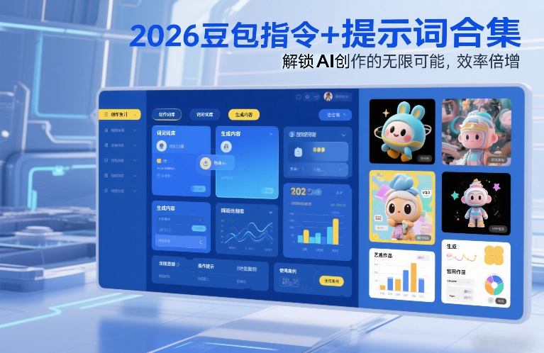 2026豆包指令 提示词合集，解锁AI创作的无限可能，效率倍增