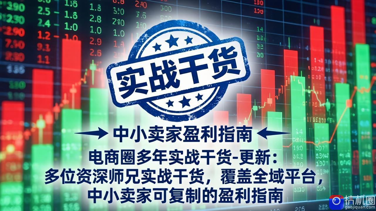 电商圈多年实战干货-更新2026:多位资深师兄实战干货/覆盖全域平台,中小卖家可复制的盈利指南