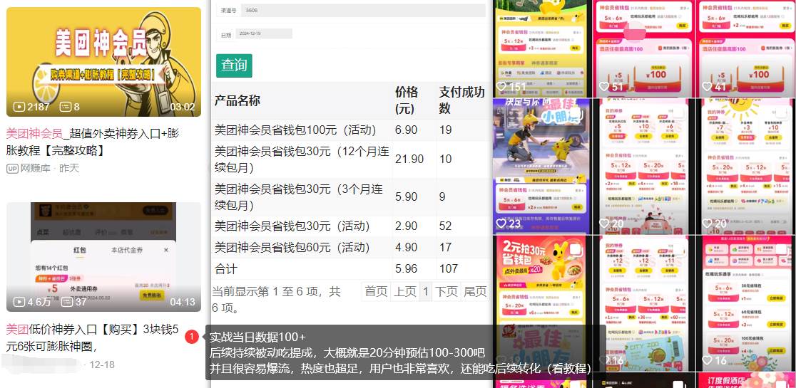 (13751期)美团神券/神会员_入门级教程,外卖券膨胀推广项目【蓝海市场攻略】