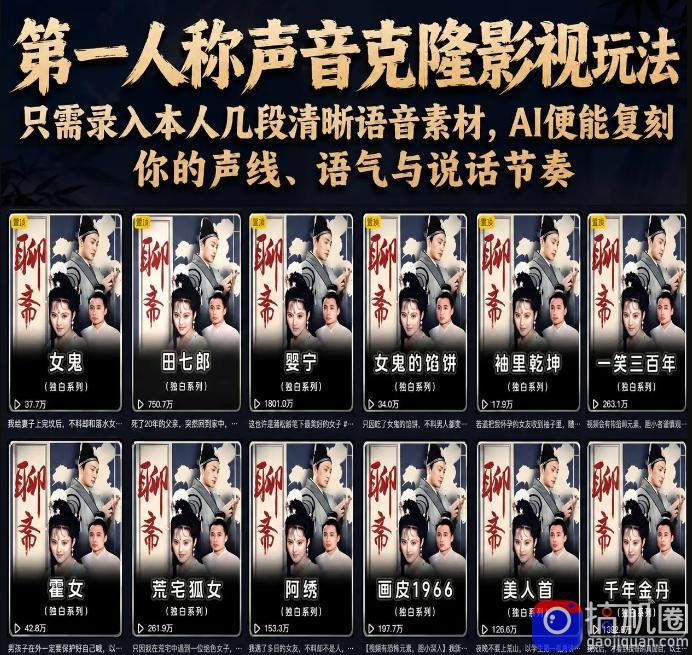 第一人称声音克隆影视玩法,只需录入本人几段清晰语音素材,AI便能复刻你的声线、语气与说话节奏