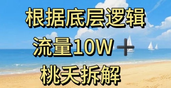 据底层逻辑，流量10W ，以安全知识科普为例