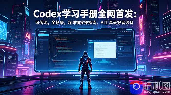 Codex学习手册全网首发:可落地,全场景,超详细实操指南,AI工具爱好者必备