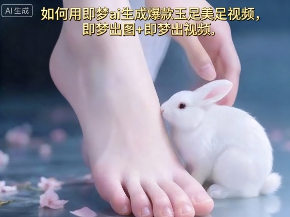 如何用即梦ai生成爆款玉足美足视频,即梦出图 即梦出视频,快速涨粉