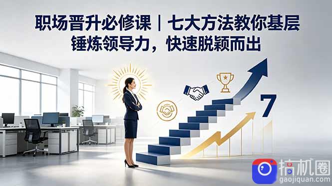 付费文章:职场晋升必修课|七大方法教你基层锤炼领导力,快速脱颖而出