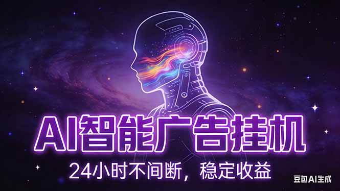 （17109期）AI智能广告挂机项目，全自动化运行，电脑项目，无配置要求，单机150 收益，新手小白可速上手…