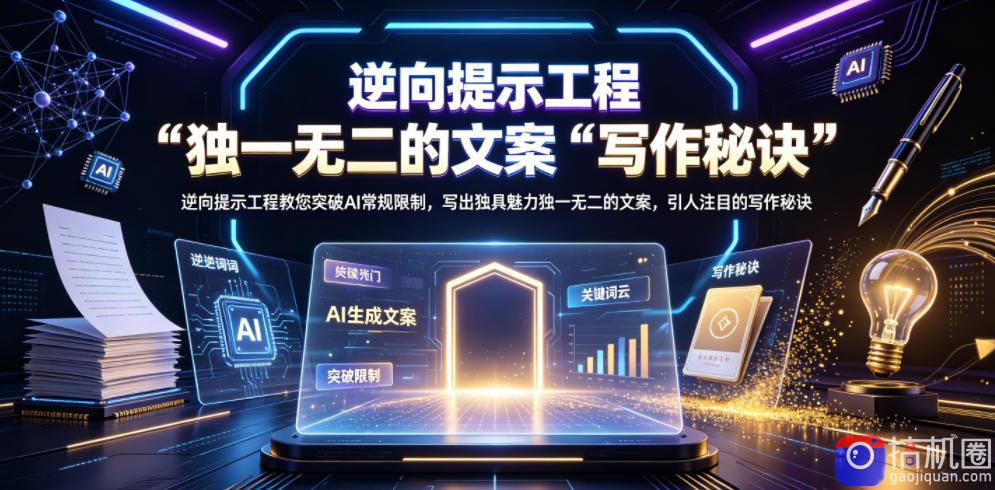 逆向提示工程教您突破AI常规限制，写出独具魅力独一无二的文案，引人注目的写作秘诀【原创双语字幕】