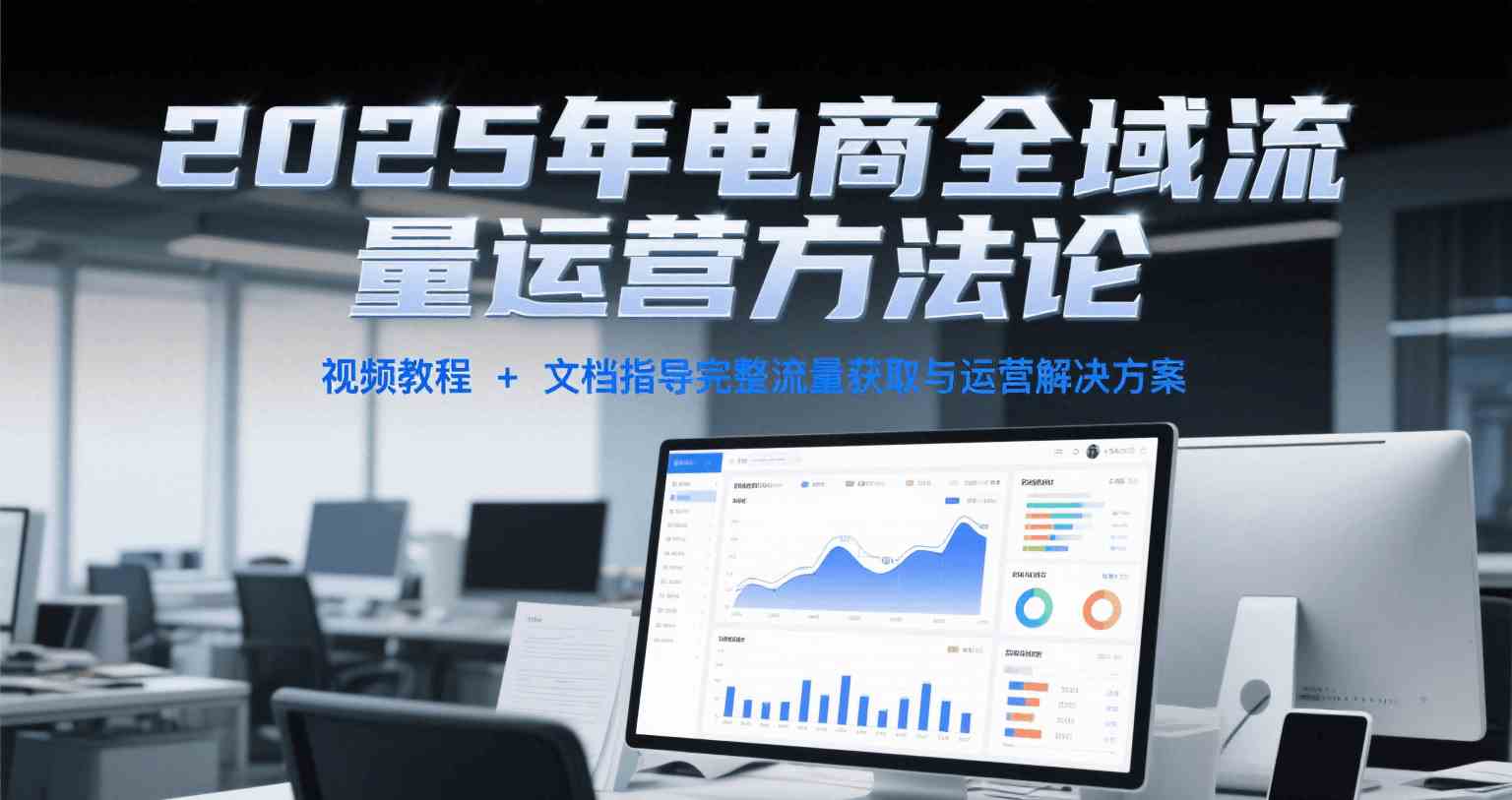 2025年电商全域流量运营方法论，视频教程 文档指导完整流量获取与运营解决方案