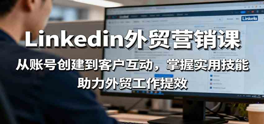 LinkedIn外贸营销课：从账号创建到客户互动，掌握实用技能，助力外贸工作提效