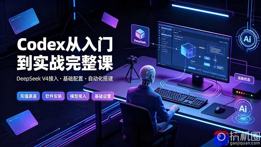 Codex从入门到实战完整课|充值·安装·接入DeepSeek,记忆·插件·Skill·CLI·MCP全拆解