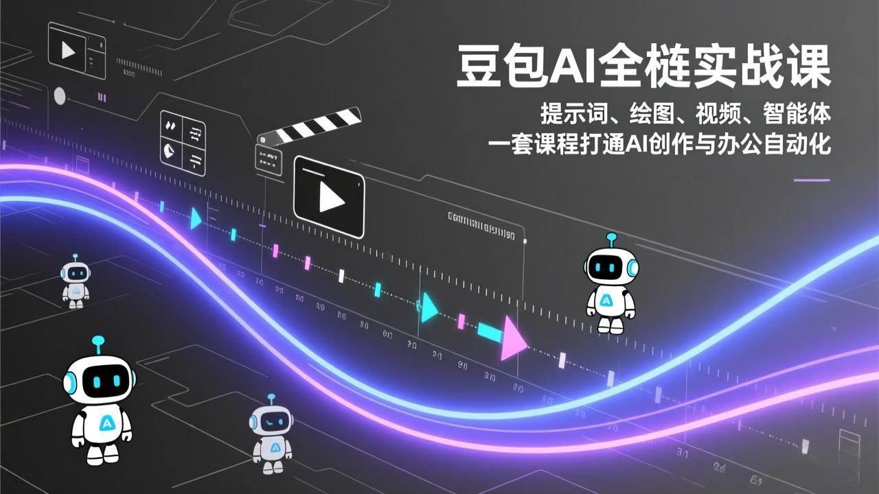 （17385期）豆包AI全栈实战课：提示词、绘图、视频、智能体，一套课程打通AI创作与办公自动化