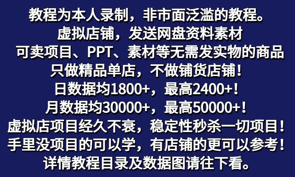 拼多多虚拟电商训练营月入40000 你也行，暴利稳定长久，副业首选