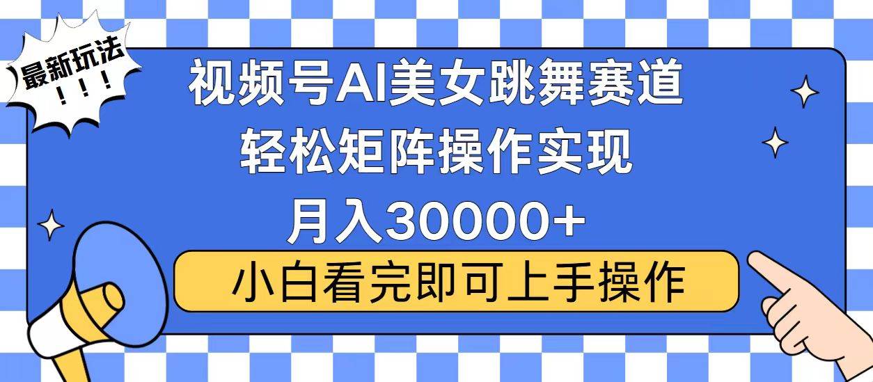 （13813期）视频号蓝海赛道玩法，当天起号，拉爆流量收益，小白也能轻松月入30000 