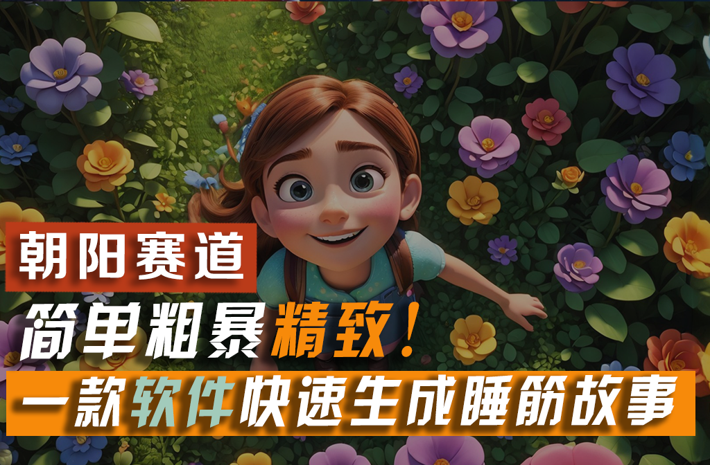 （11405期）利用一款软件5分钟一条爆款睡筋故事，简单粗暴精致！小白月入2w 