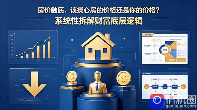 付费文章：房价触底，该操心房的价格还是你的价格？系统性拆解财富底层逻辑