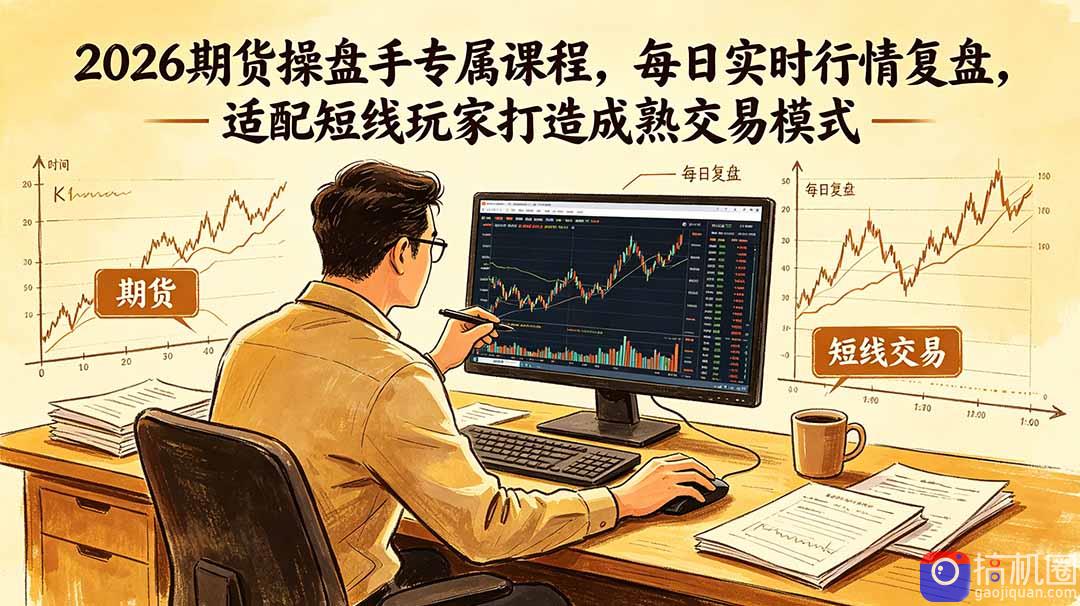 2026期货操盘手专属课程-更新6月，每日实时行情复盘，适配短线玩家打造成熟交易模式