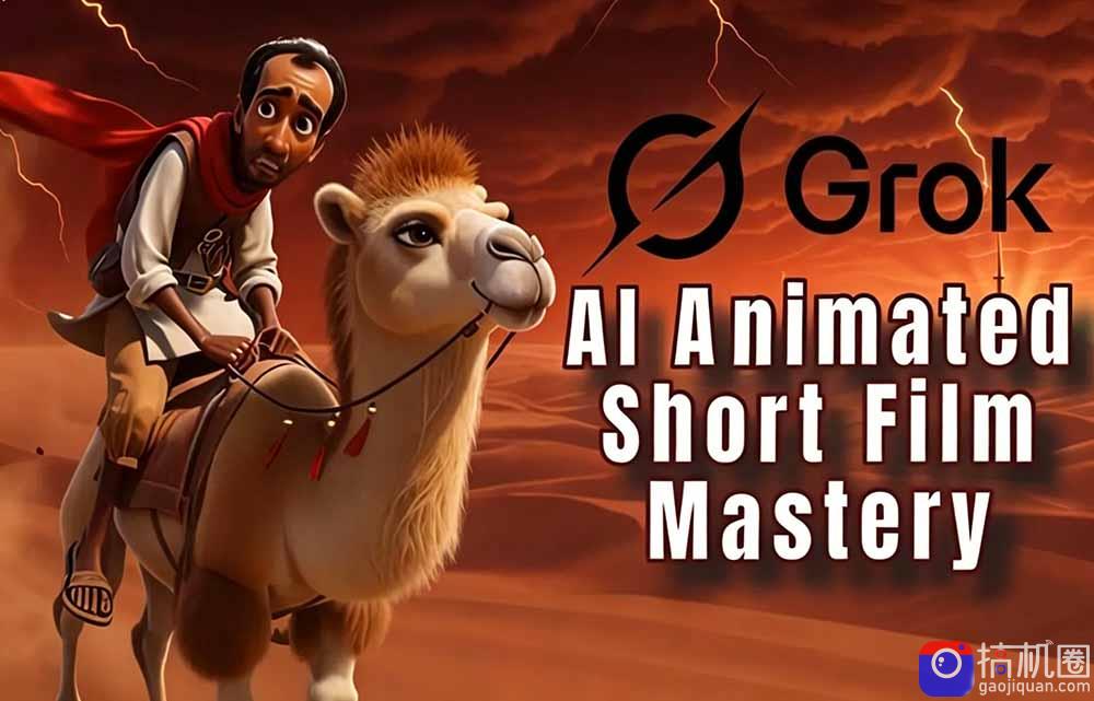 Grok Imagine AI故事动画短片实战：电影级视觉效果 角色一致性 高级提示词 后期剪辑全流程