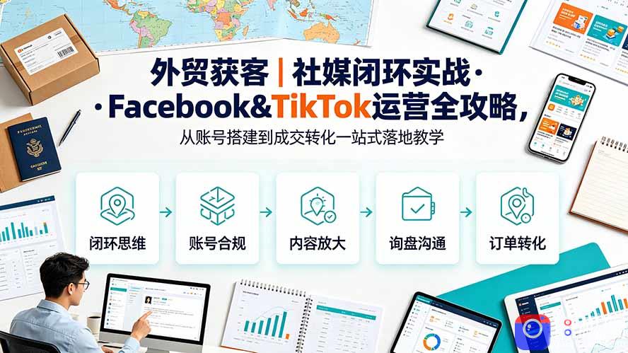 外贸获客|社媒闭环实战·Facebook