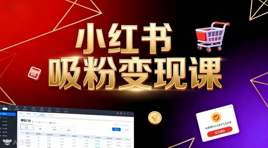 《小红书吸粉变现》当天变现不是梦!揭秘小红书吸粉变现的财富密码