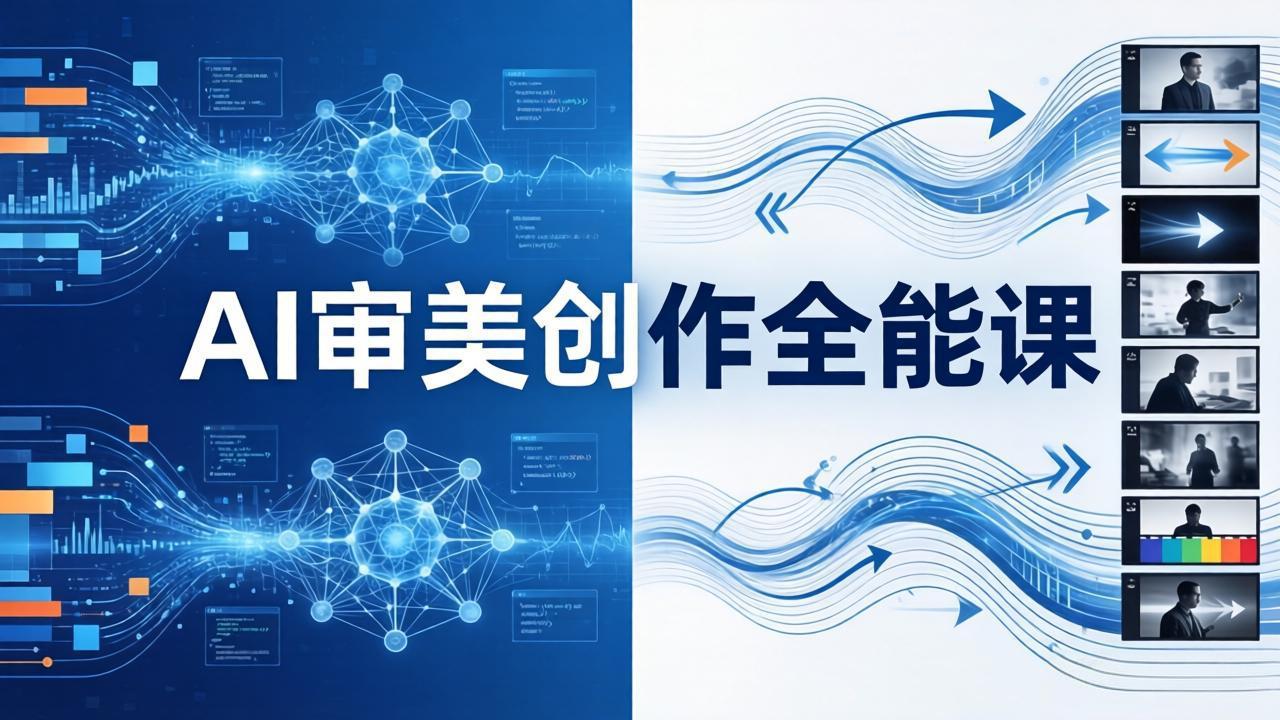 AI审美创作全能课：MJ Seedance 模型训练 影视分镜 编剧，一站式掌握AI艺术创作