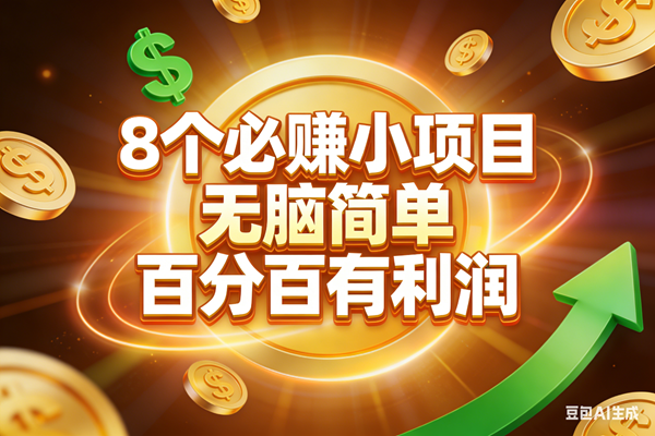 （17178期）10个必赚小项目，无脑简单，百分百有利润，副业首选，日入200 