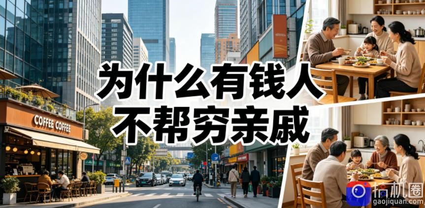 付费文章:为什么有钱人不帮穷亲戚?
