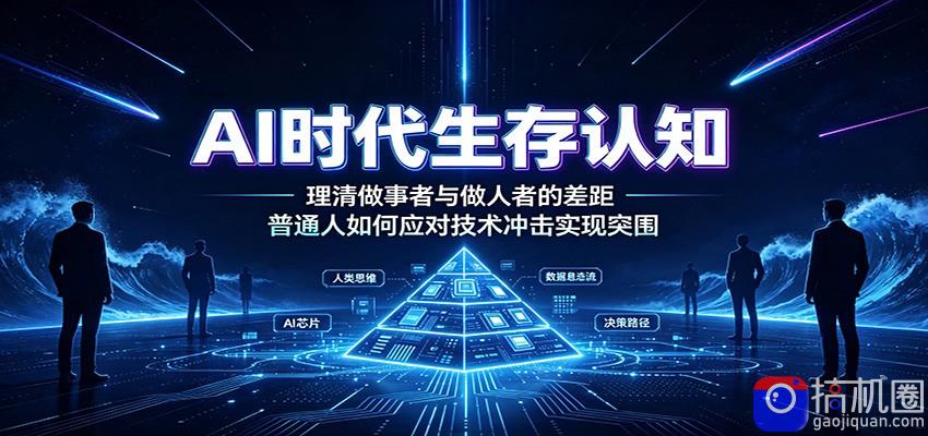 AI时代生存认知：理清做事者与做人者的差距，普通人如何应对技术冲击实现突围