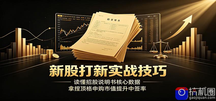 新股打新实战技巧：读懂招股说明书核心数据，拿捏顶格申购市值提升中签率
