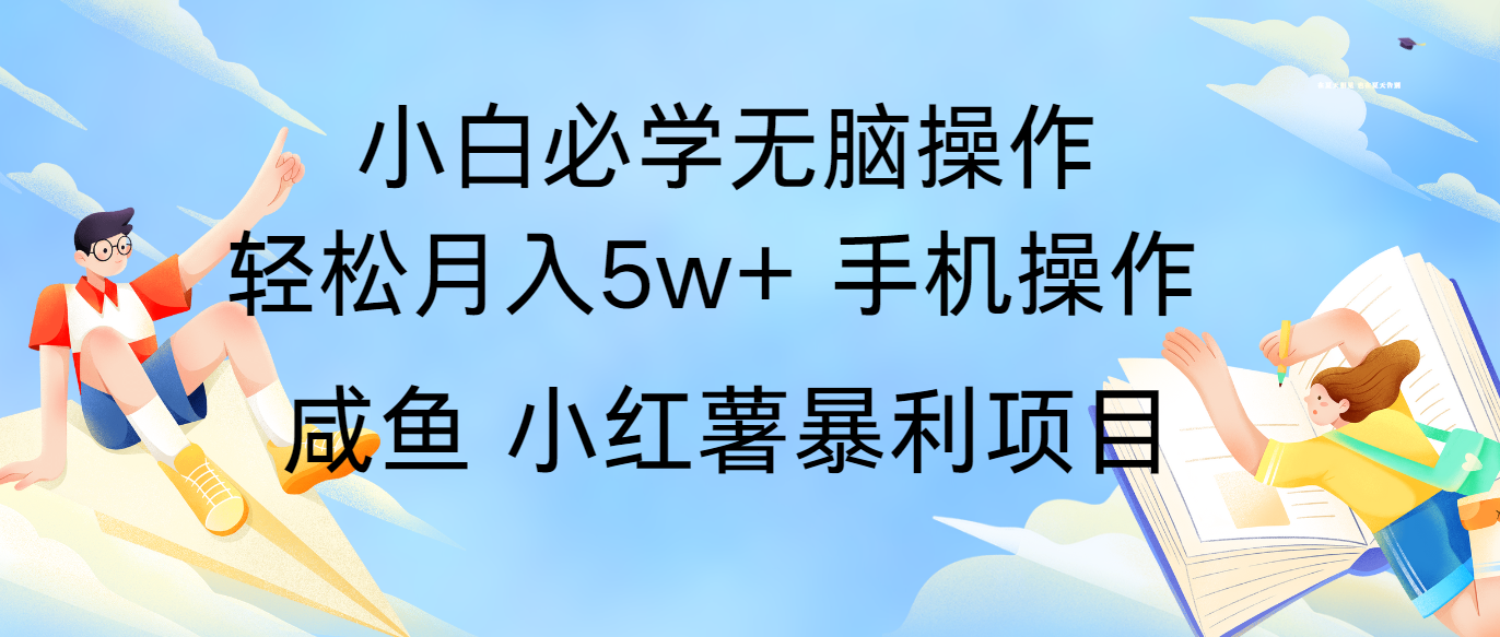 全网首发2024最暴利手机操作项目，简单无脑操作，每单利润最少500 
