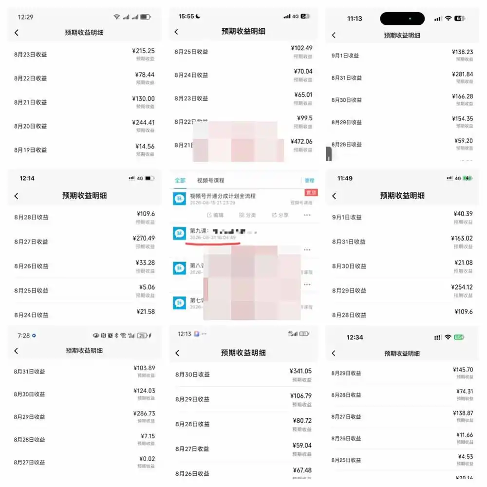 某大佬卖980的视频号新玩法:拆解10大内容赛道 AI创作 涨粉开通,跑通广告分成变现,单日变现200