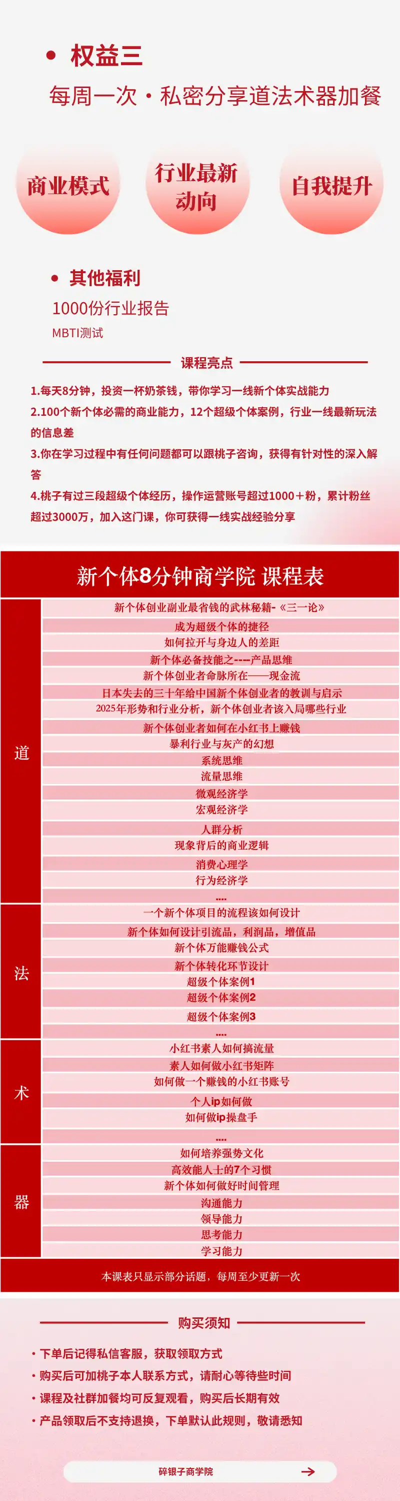 AI 新个体创业必修课-更新0922|道法术器|商业逻辑·小红书流量·AI智能体|低成本打造个人变现小生意全套教学