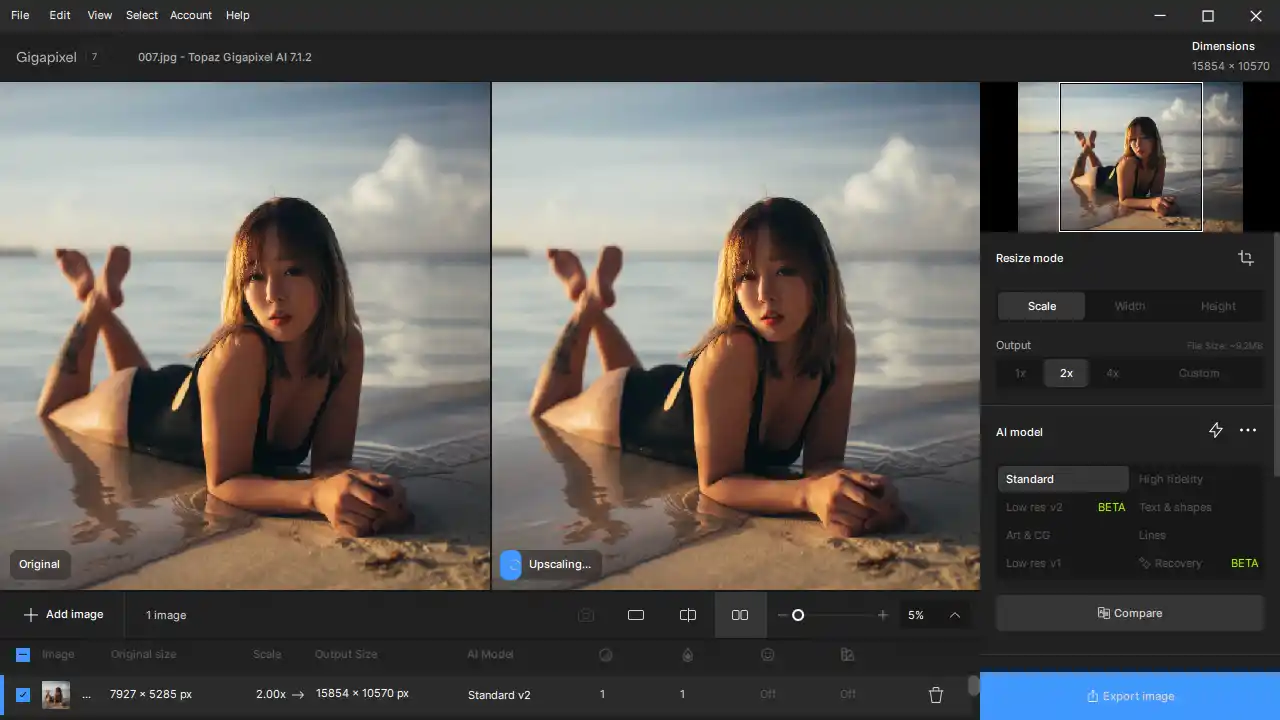 Ai图像放大Topaz Gigapixel v1.3.6绿色版