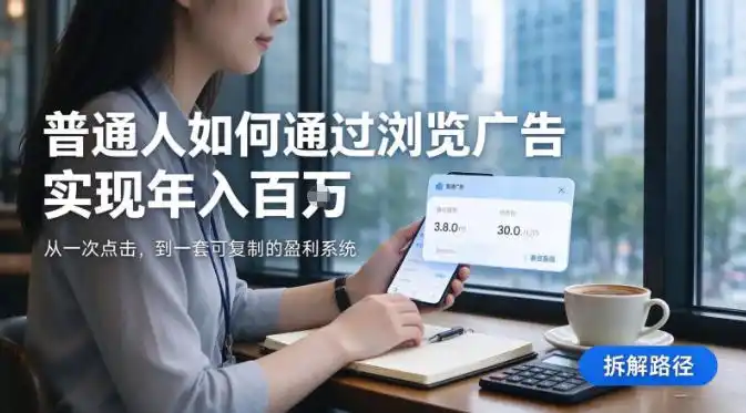 2026最新技术,24小时全自动浏览广告,全网独家项目,单台设备日入200 新手小白可快速上手,支持实地学习实地考察【揭秘】