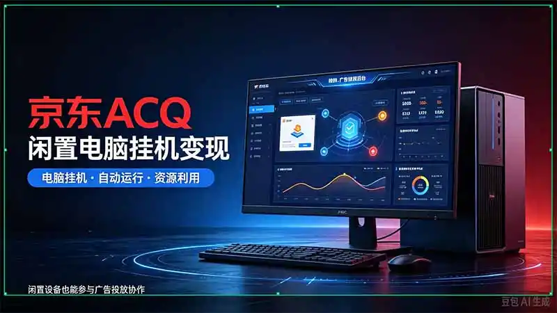京东ACQ是什么?闲置电脑挂机采集项目拆解