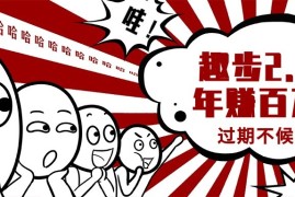 0门槛懒人手机天花板项目，每天2分钟，一年保底10000 ，多种方式可扩大收益（抢首码）