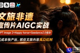文旅非遗宣传片AIGC实战，GPT image 2 Happy horse Seedance2.0组合，低成本快产出，抓住文旅内容风口红利