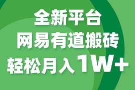 全新短视频平台，网易有道搬砖，月入1W ，平台处于发展初期，正是入场最佳时机