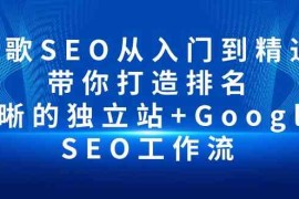 谷歌SEO从入门到精通 带你打造排名 清晰的独立站 Google SEO工作流