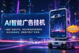 AI 智能广告挂机｜AI 自动运行，轻松托管广告任务