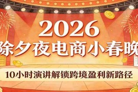 2026除夕夜电商小春晚，10小时演讲解锁跨境盈利新路径
