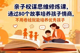 亲子权谋思维修炼课，通过80个故事培养孩子情商,不用卷娃就能培养优秀孩子