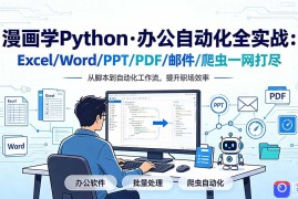 漫画学Python·办公自动化全实战：Excel/Word/PPT/PDF/邮件/爬虫一网打尽