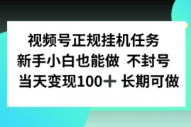视频号正规挂播任务，有手就行不违规，轻松日入1张