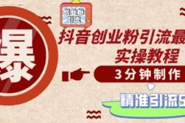 轻松制作创业类视频，一天被动加精准创业粉500 【揭秘】