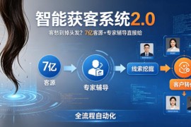 客愁到掉头发？智能获客系统2.0，7亿客源 专家辅导直接给，实现从线索挖掘到客户转化的全流程自动化