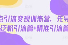 热点引流变现训练营，先导篇 泛粉引流篇 精准引流篇