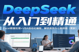DeepSeek从入门到精通，Excel数据处理 VBA自动化编程，解锁高效办公新技能（更新）